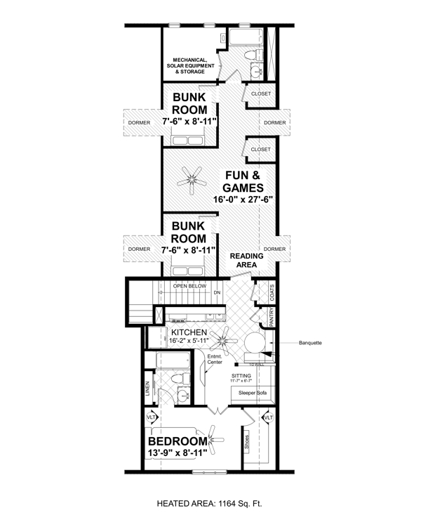 Upper Floorplan image of Cimarron Place House Plan